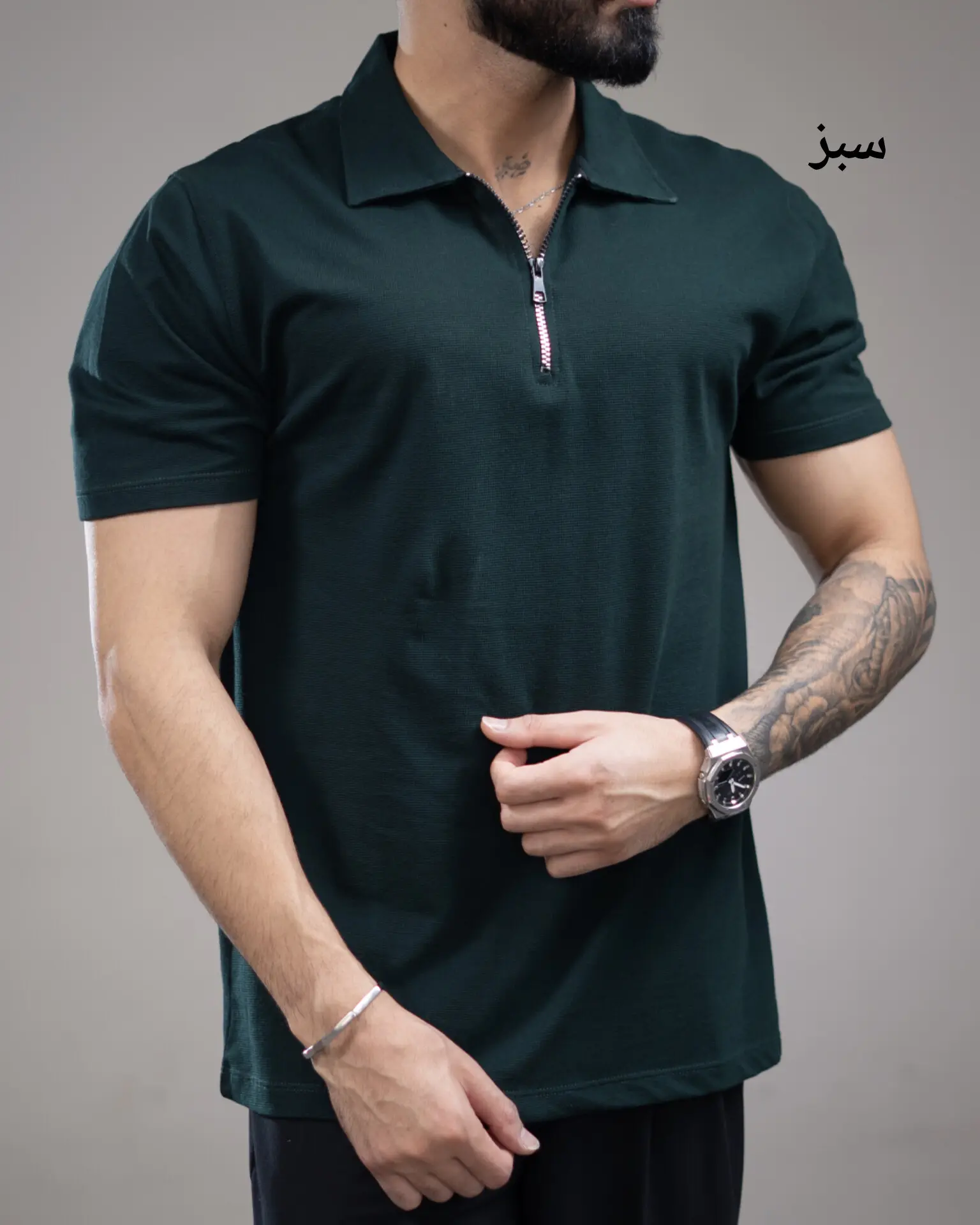 تیشرت نیم زیپ دیوالی-کد5116